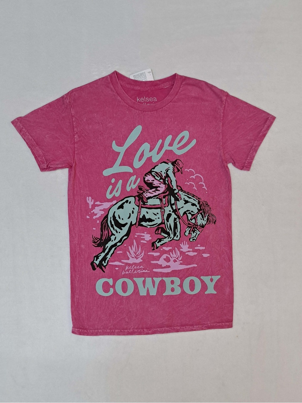 Kelsea Ballerini "Love is a Cowboy" Graphic T-shirt - Women's size SMALL